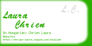 laura chrien business card